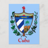 Wapenschild van Cuba Briefkaart (Voorkant)