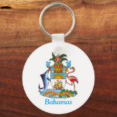 wapenschild van de Bahama's Sleutelhanger (Voorkant)