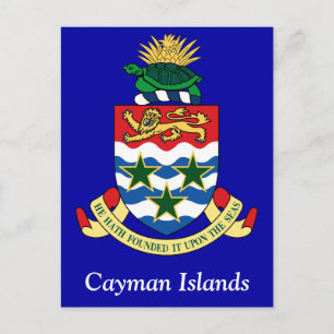 Wapenschild van de Caymaneilanden Briefkaart