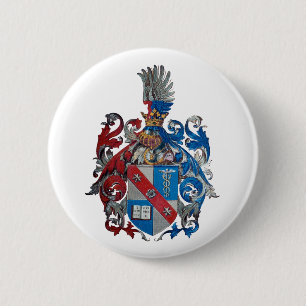 Wapenschild van de Familie van Ludwig von Mises Ronde Button 5,7 Cm