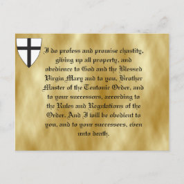 wapenschild van de Teutonic Order Briefkaart