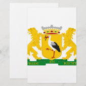 wapenschild van Den Haag Briefpapier (Voorkant / Achterkant)