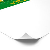 wapenschild van Den Haag, Nederland. Perfect Poster (Hoek)