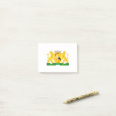 wapenschild van Den Haag, Nederland. Post-it® Notes (Op bureau)