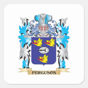 Wapenschild van Ferguson - Family Crest Vierkante Sticker