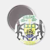 wapenschild van Gabon Magneet (Voorkant / Achterkant)