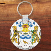 wapenschild van Guyana Sleutelhanger (Voorkant)