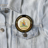 wapenschild van het Verenigd Koninkrijk Ronde Button 7,6 Cm (In situ)