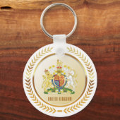 wapenschild van het Verenigd Koninkrijk Sleutelhanger (Voorkant)