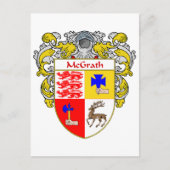 Wapenschild van McGrath (gemanteld) Briefkaart (Voorkant)
