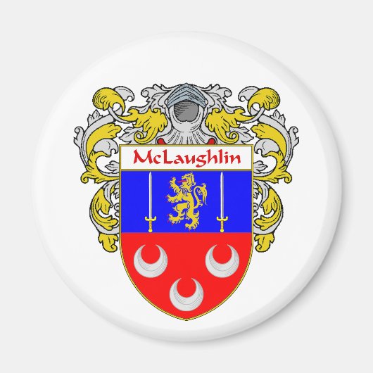Wapenschild van McLaughlin (gemanteld) Magneet (Voorkant)