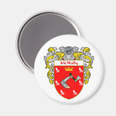 Wapenschild van McNally (gemanteld) Magneet (Voorkant / Achterkant)