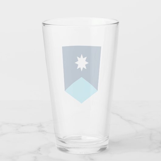 Wapenschild van Minnesota Glas (Achterkant)