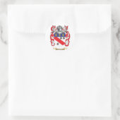 Wapenschild van Napoleon (Family Crest) Ronde Sticker (Tas)
