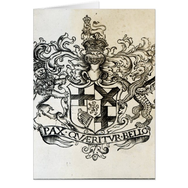 wapenschild van Oliver Cromwell (Voorkant)