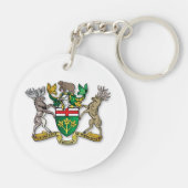 wapenschild van Ontario Sleutelhanger (Achterkant)