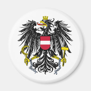 Wapenschild van Oostenrijk land symbool embleem vl Magneet