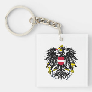 Wapenschild van Oostenrijk land symbool embleem vl Sleutelhanger