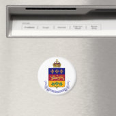 Wapenschild van Québec Officiële Canada Heraldry L Magneet (Insitu (Vaatwasser))