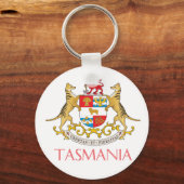 wapenschild van Tasmania Sleutelhanger (Voorkant)