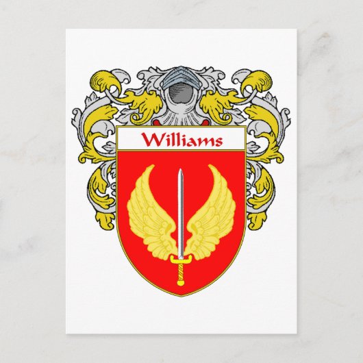 Wapenschild van Williams (gepantserd) Briefkaart (Voorkant)