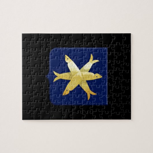 wapenschild van Zandvoort Legpuzzel (Horizontaal)