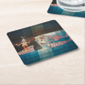 wapenschild van zeelieden opera van Paul Klee Met Kartonnen Onderzetters (Schuin)