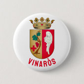 wapenschild Vinaròs Ronde Button 5,7 Cm (Voorkant)
