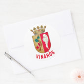 wapenschild Vinaròs Ronde Sticker (Envelop)