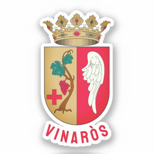 wapenschild Vinaròs Sticker (Voorkant)