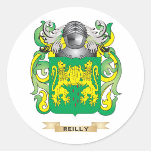 Wapenstaaf (familiekust) ronde sticker