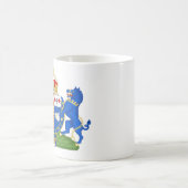 Wapenstaafje van Camilla, schaak van Cornwall Koffiemok (Center)