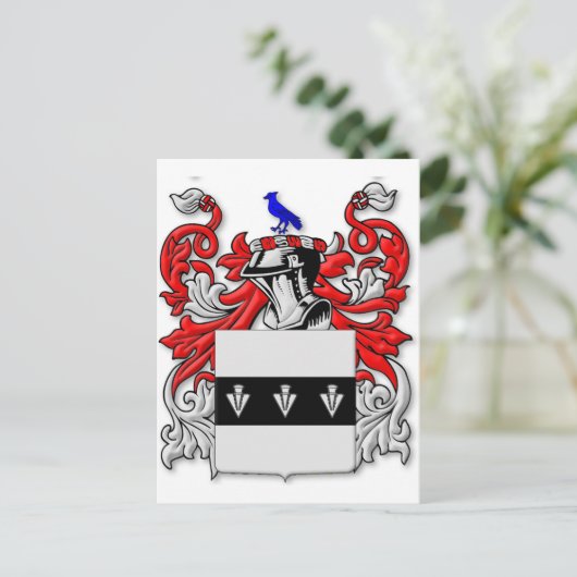 Wapenstaart Briefkaart (Staand voorkant)