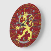 Wapenstaart Finland Uw kleurhout Grote Klok (Hoek)