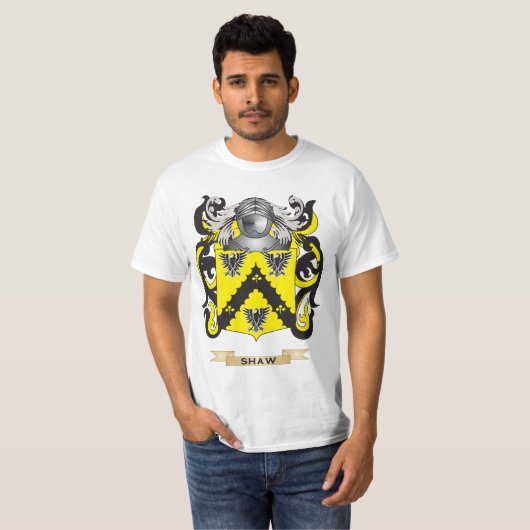 Wapenstaart (gezinscrest) t-shirt (Voorkant volledig)
