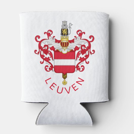 Wapenstaart Leuven, België Blikjeskoeler (Achterkant)