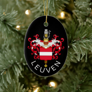 Wapenstaart Leuven, België Keramisch Ornament
