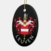 Wapenstaart Leuven, België Keramisch Ornament (Links)