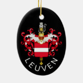 Wapenstaart Leuven, België Keramisch Ornament (Achterkant)