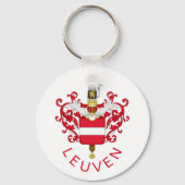 Wapenstaart Leuven, België Sleutelhanger (Voorkant)
