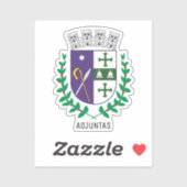 Wapenstaart van Adjuntas, Puerto Rico Sticker (Vel)