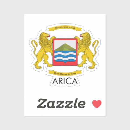 Wapenstaart van Afrika, Chili Sticker (Vel)