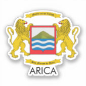 Wapenstaart van Afrika, Chili Sticker (Voorkant)