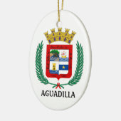Wapenstaart van Aguadilla, Puerto Rico Keramisch Ornament (Links)