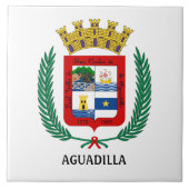 Wapenstaart van Aguadilla, Puerto Rico Tegeltje (Voorkant)
