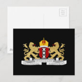 Wapenstaart van Amsterdam Briefkaart (Voorkant / Achterkant)