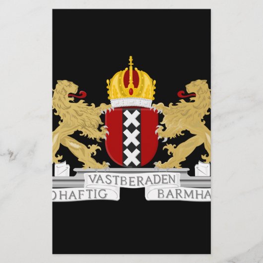 Wapenstaart van Amsterdam Briefpapier (Voorkant)