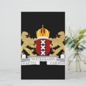 Wapenstaart van Amsterdam Briefpapier (Staand voorkant)
