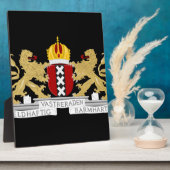 Wapenstaart van Amsterdam Fotoplaat (Zijkant)