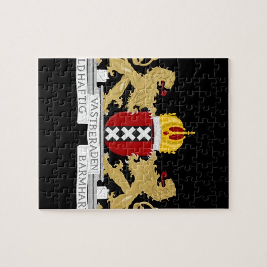 Wapenstaart van Amsterdam Legpuzzel (Horizontaal)
